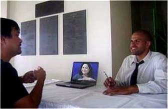 Video remote interpreting session